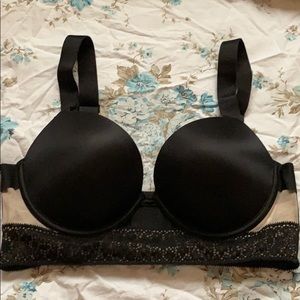NWOT Black Lace/Mesh Push-up bra from VS. size 36C